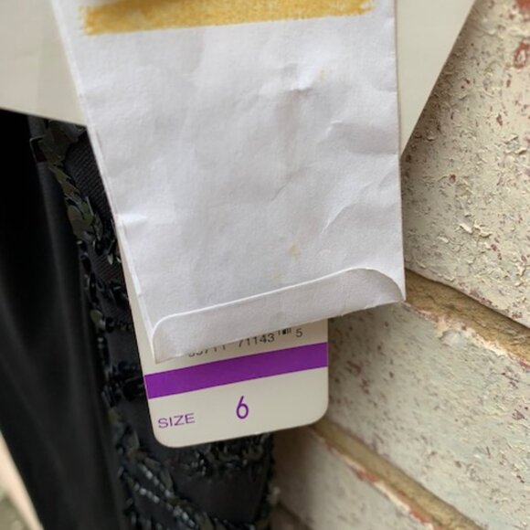 Rimini by Shaw black evening gown size 6 NWT - Picture 15 of 16